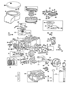 Part Location Diagram of IH-61853-C1 Cub Cadet Screen, Blower Housing